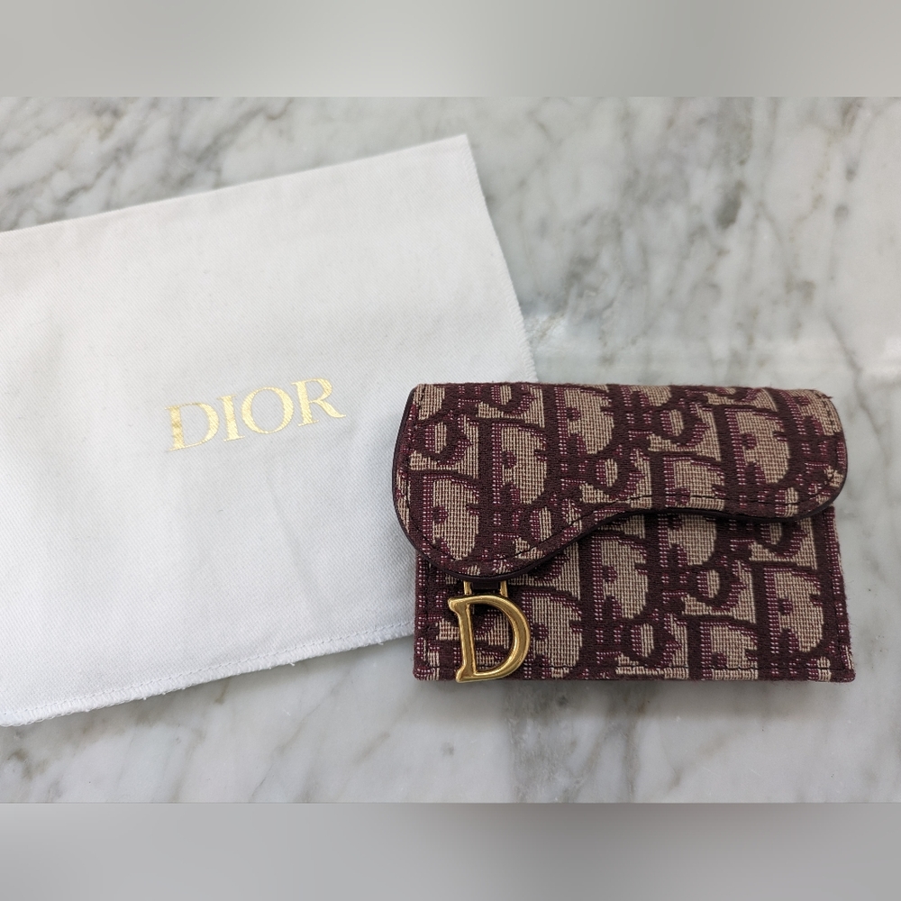 Dior SADDLE FLAP CARD HOLDER